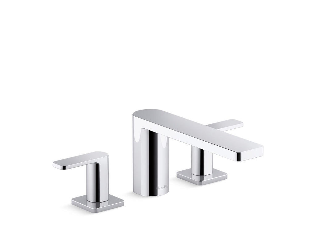 KOHLER K-27121-4-TT Parallel Deck-Mount Bath Faucet - Vibrant Titanium