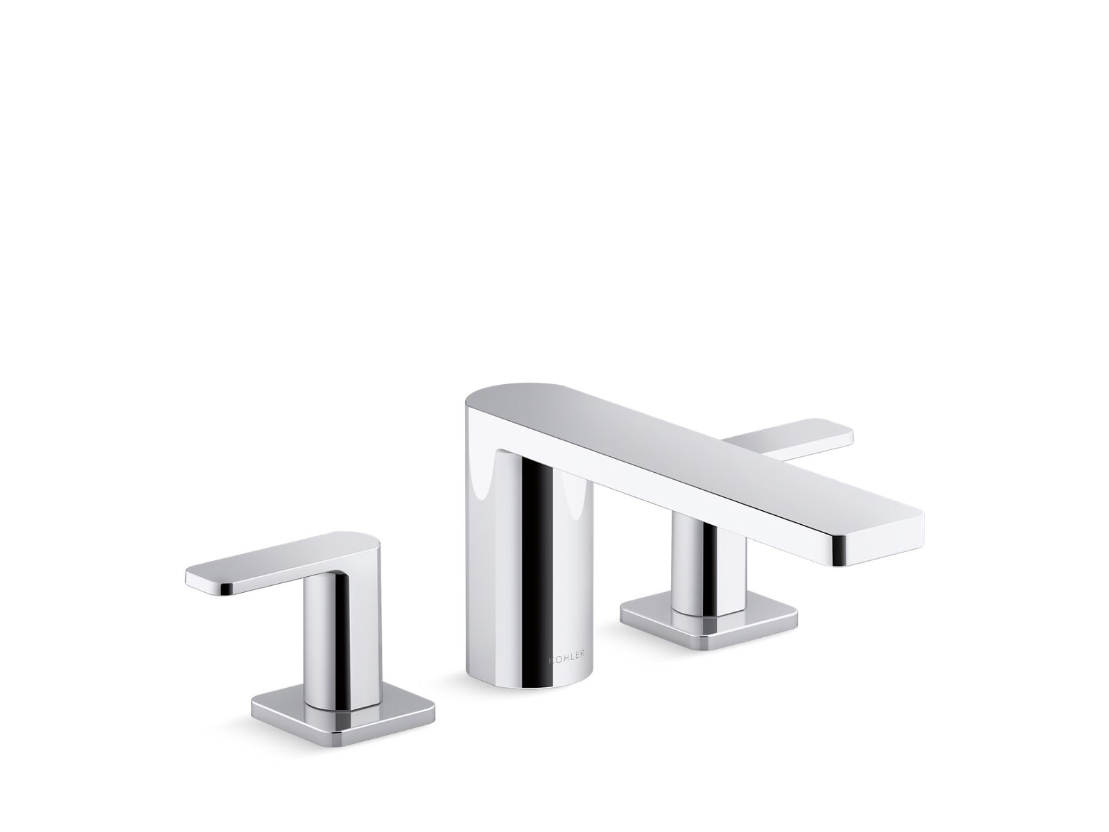 KOHLER K-27121-4-TT Parallel Deck-Mount Bath Faucet - Vibrant Titanium
