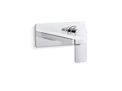 KOHLER K-22567-4-CP Parallel Wall-mount single-handle bathroom sink faucet, 1.2 gpm - Polished Chrome