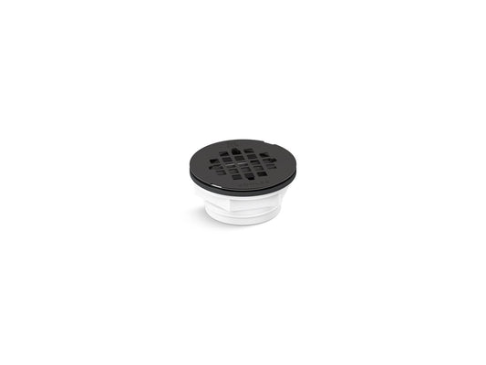 KOHLER K-22676-BL Round PVC shower receptor drain - Matte Black