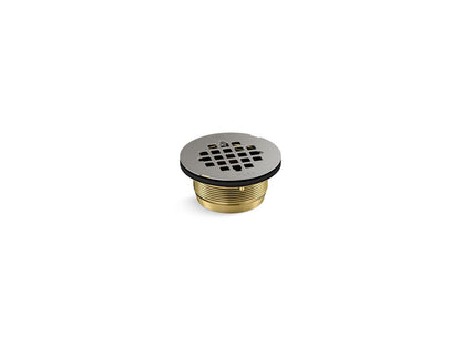 KOHLER K-22675-BS Round brass shower receptor drain - Brushed Stainless