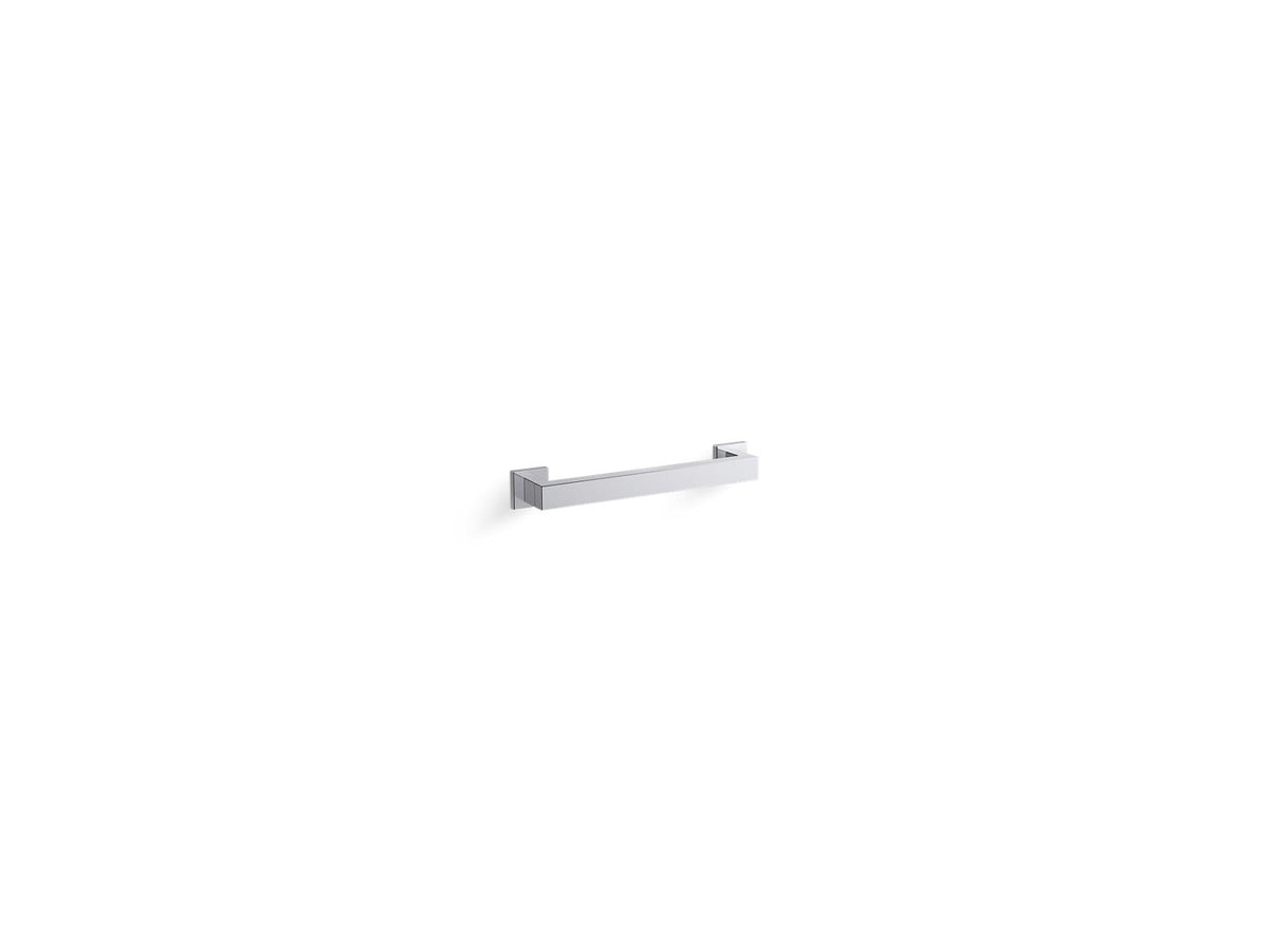 KOHLER K-23293-CP Square 12" Grab Bar - Polished Chrome
