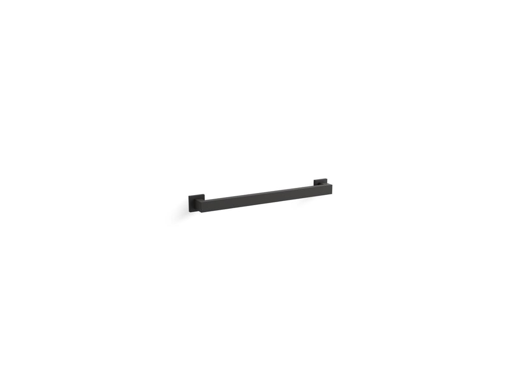 KOHLER K-23294-BL Square 18" Grab Bar - Matte Black