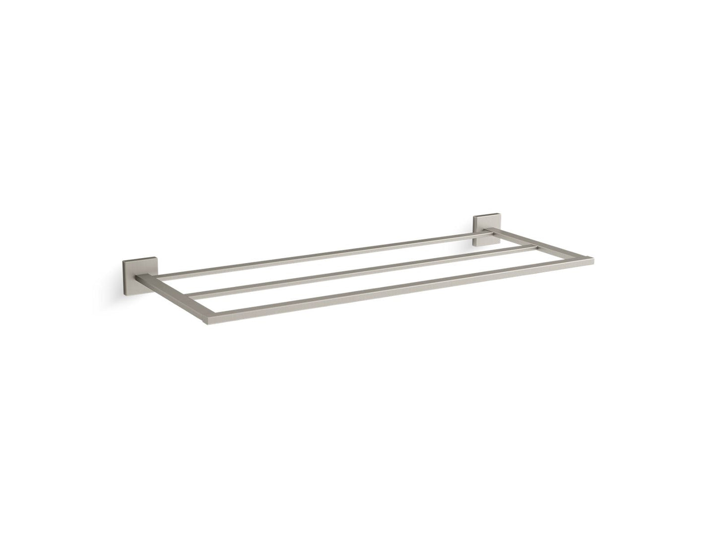 KOHLER K-23299-BN Square Hotelier In Vibrant Brushed Nickel