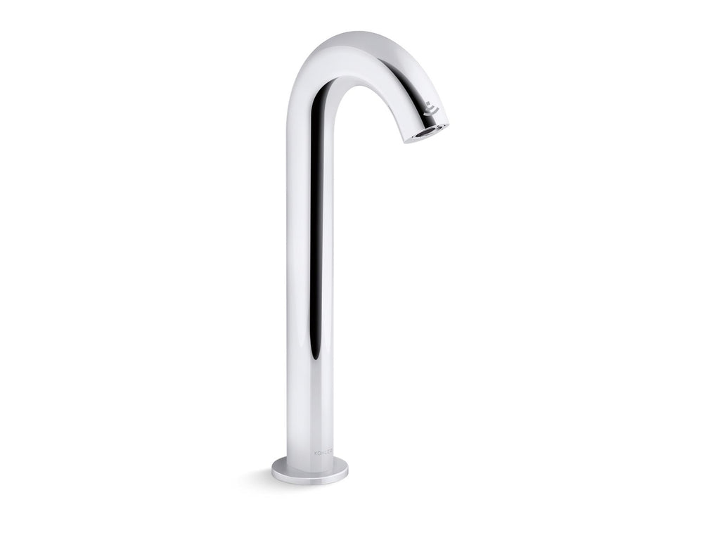 KOHLER K-106B87-SANA-CP Oblo Touchless Faucet With Kinesis Sensor Technology And Temperature Mixer, Hybrid-Powered - Polished Chrome
