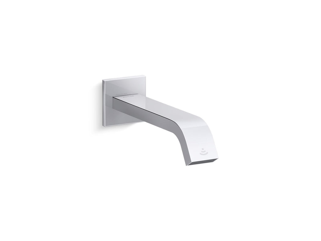 KOHLER K-126L36-SANL-CP Loure Wall-Mount Touchless Faucet With Kinesis Sensor Technology, Hybrid-Powered - Polished Chrome