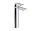 KOHLER K-23475-4-2MB Parallel Tall Single-Handle Bathroom Sink Faucet, 1.2 Gpm - Vibrant Brushed Moderne Brass