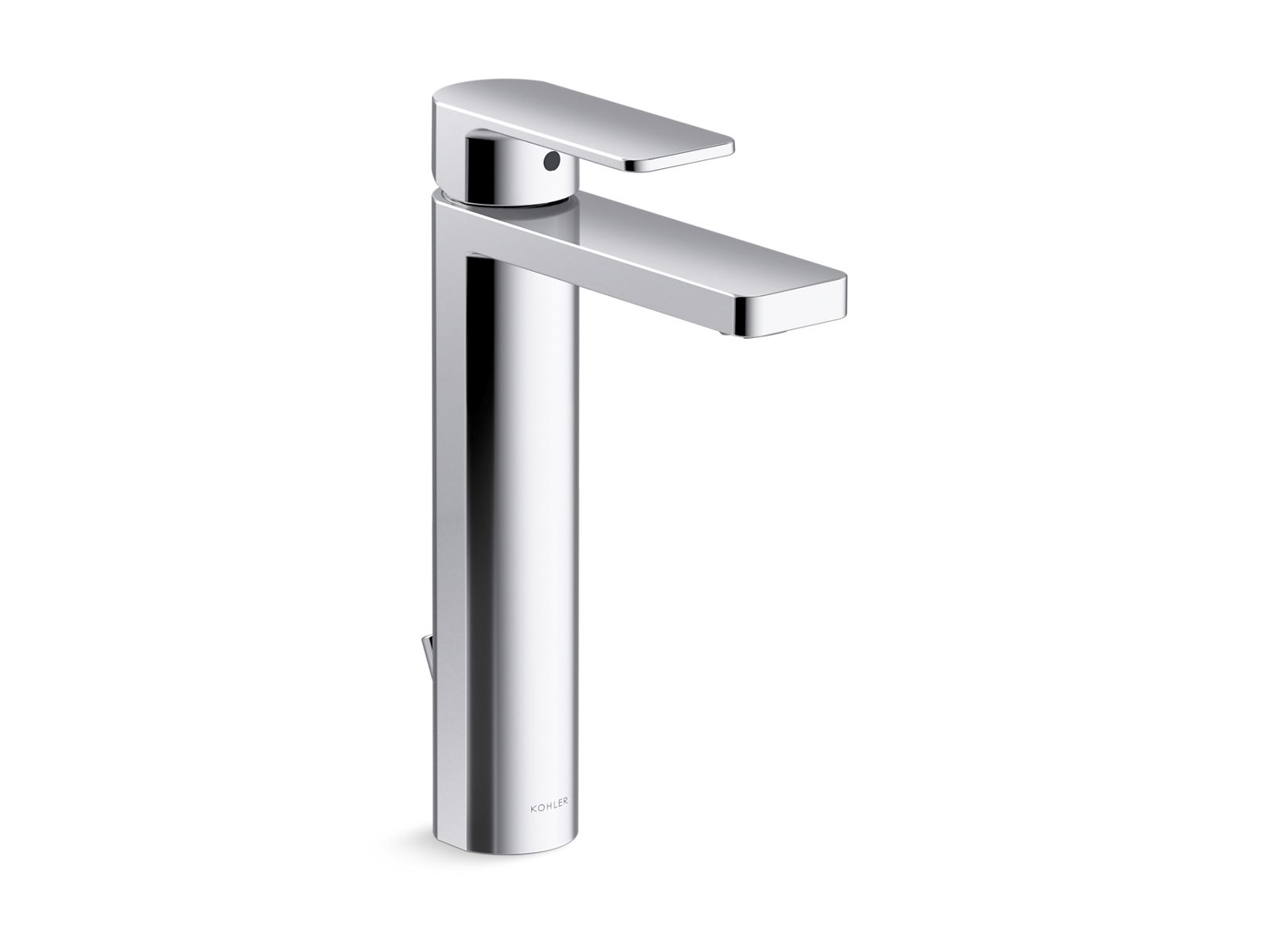 KOHLER K-23475-4-2MB Parallel Tall Single-Handle Bathroom Sink Faucet, 1.2 Gpm - Vibrant Brushed Moderne Brass
