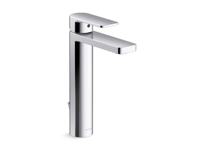KOHLER K-23475-4-CP Parallel Tall single-handle bathroom sink faucet, 1.2 gpm - Polished Chrome