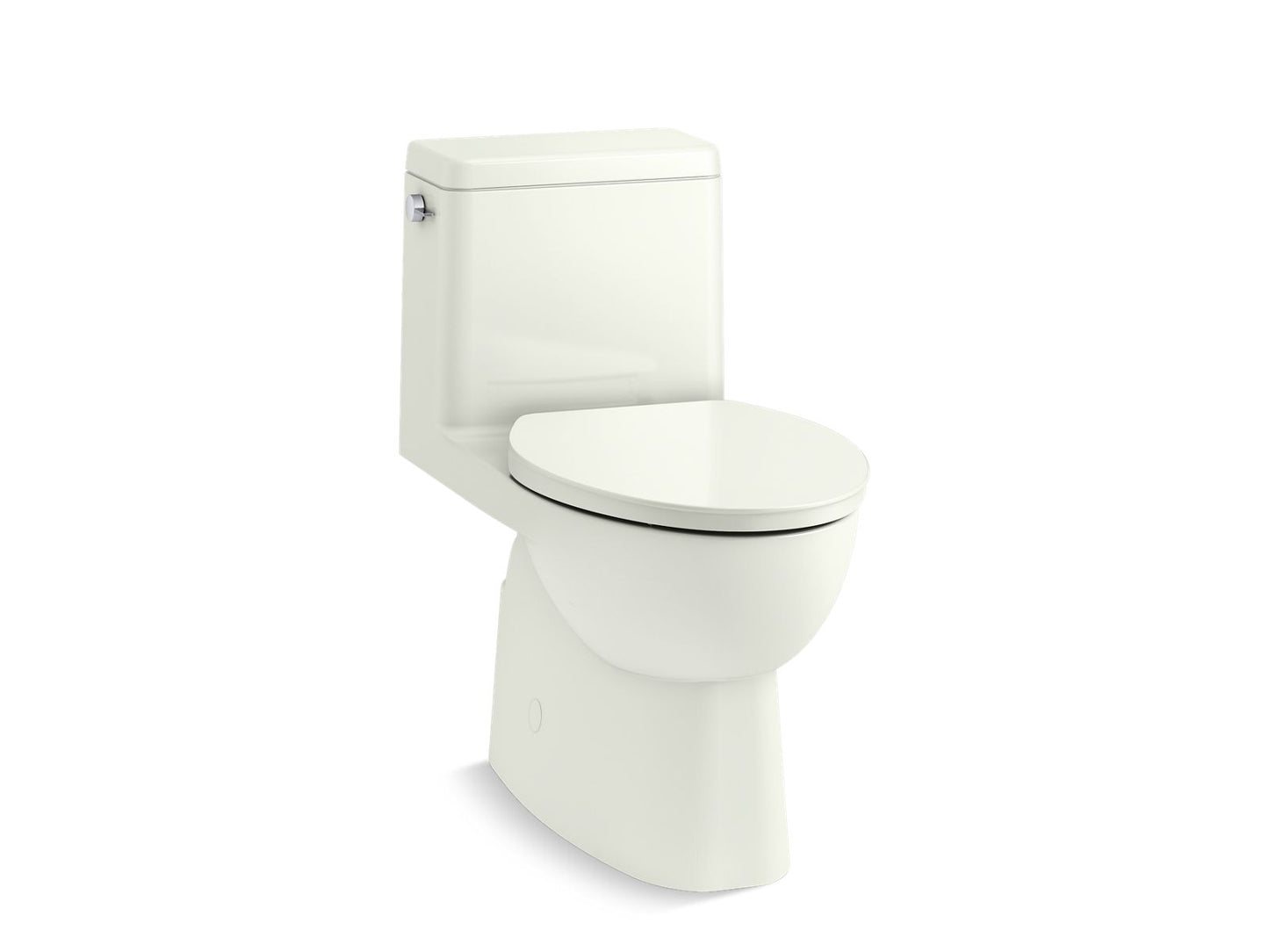 KOHLER K-78080-NY Reach One-Piece Compact Elongated Toilet With Skirted Trapway, 1.28 Gpf In Dune