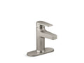 KOHLER K-37886-4-BN Taut Single-Handle Bathroom Sink Faucet, 1.2 Gpm - Vibrant Brushed Nickel