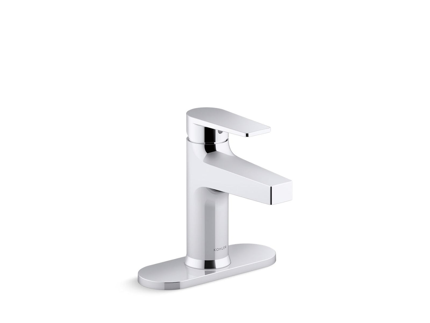 KOHLER K-74021-4-BL Taut Single-handle bathroom sink faucet, 1.2 gpm - Matte Black