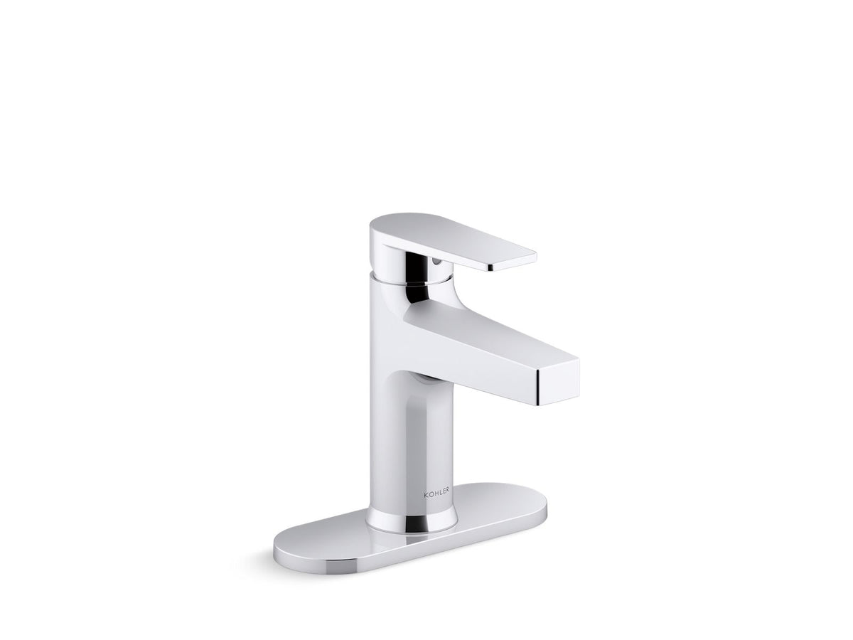 KOHLER K-37886-4-CP Taut Single-Handle Bathroom Sink Faucet, 1.2 Gpm - Polished Chrome