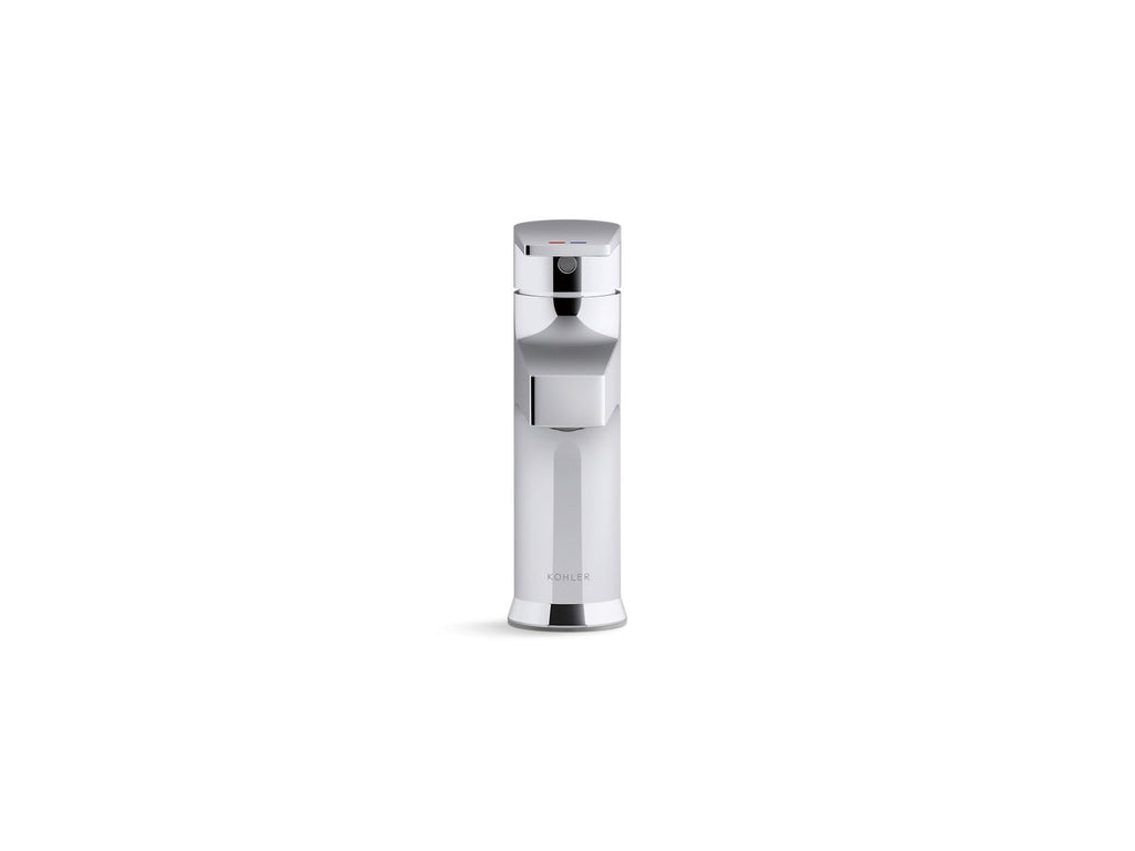 KOHLER K-46029-4-CP Taut Single-Hole Commercial Faucet With Grid Drain - Polished Chrome