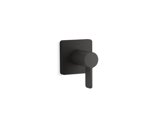 KOHLER K-T23509-4-BL Parallel Transfer Valve Trim With Lever Handle In Matte Black