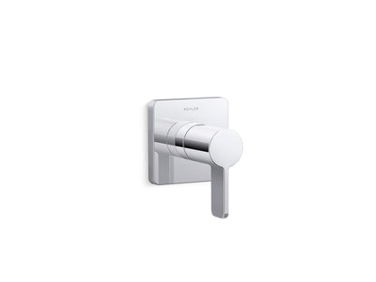 KOHLER K-T23509-4-BL Parallel Transfer valve trim - Matte Black