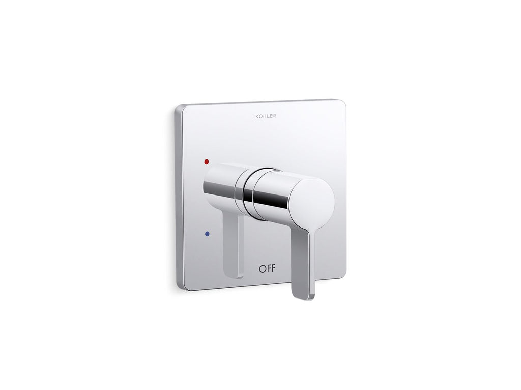 KOHLER K-TS23501-4-CP Parallel Rite-Temp Shower Valve Trim - Polished Chrome