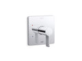 KOHLER K-TS23501-4-CP Parallel Rite-Temp Shower Valve Trim - Polished Chrome