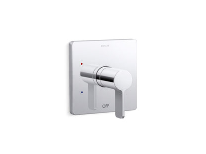 KOHLER K-TS23501-4-CP Parallel Rite-Temp shower valve trim - Polished Chrome