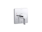 KOHLER K-TS23501-4-BN Parallel Rite-Temp Shower Valve Trim - Vibrant Brushed Nickel