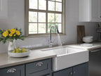 KOHLER K-6489-0 Whitehaven 35-3/4" Undermount Single-Bowl Farmhouse Kitchen Sink - White