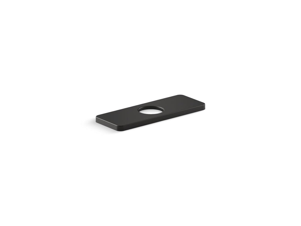 KOHLER K-23481-BL Parallel Escutcheon Plate - Matte Black
