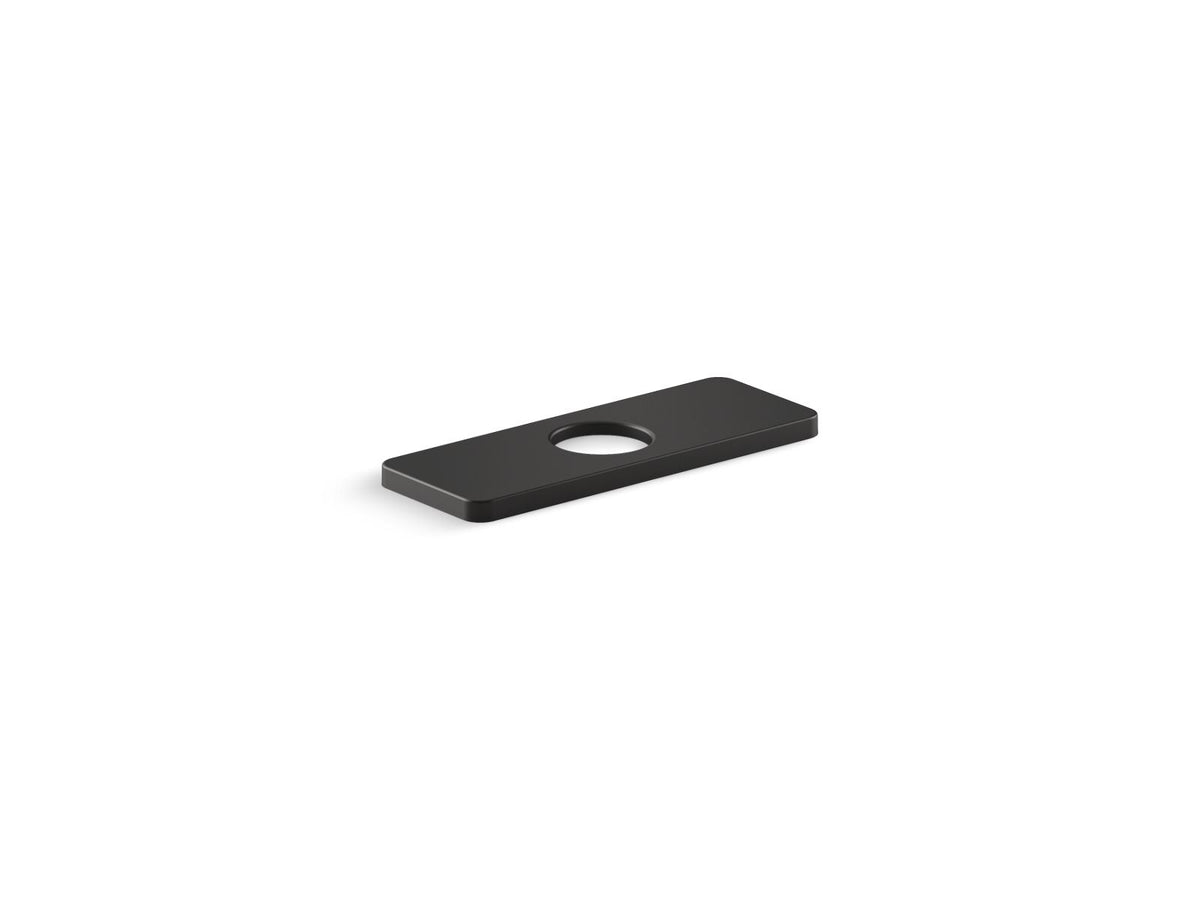 KOHLER K-23481-BL Parallel Escutcheon Plate - Matte Black