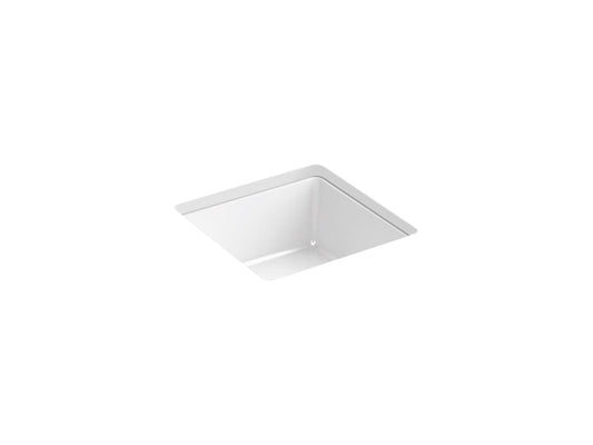 KOHLER K-8188-0 Verticyl 13" Square Undermount Bathroom Sink In White