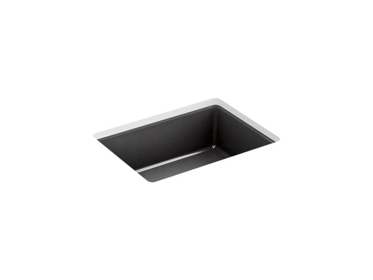 KOHLER K-8189-7 Verticyl 17" Rectangular Undermount Bathroom Sink In Black Black