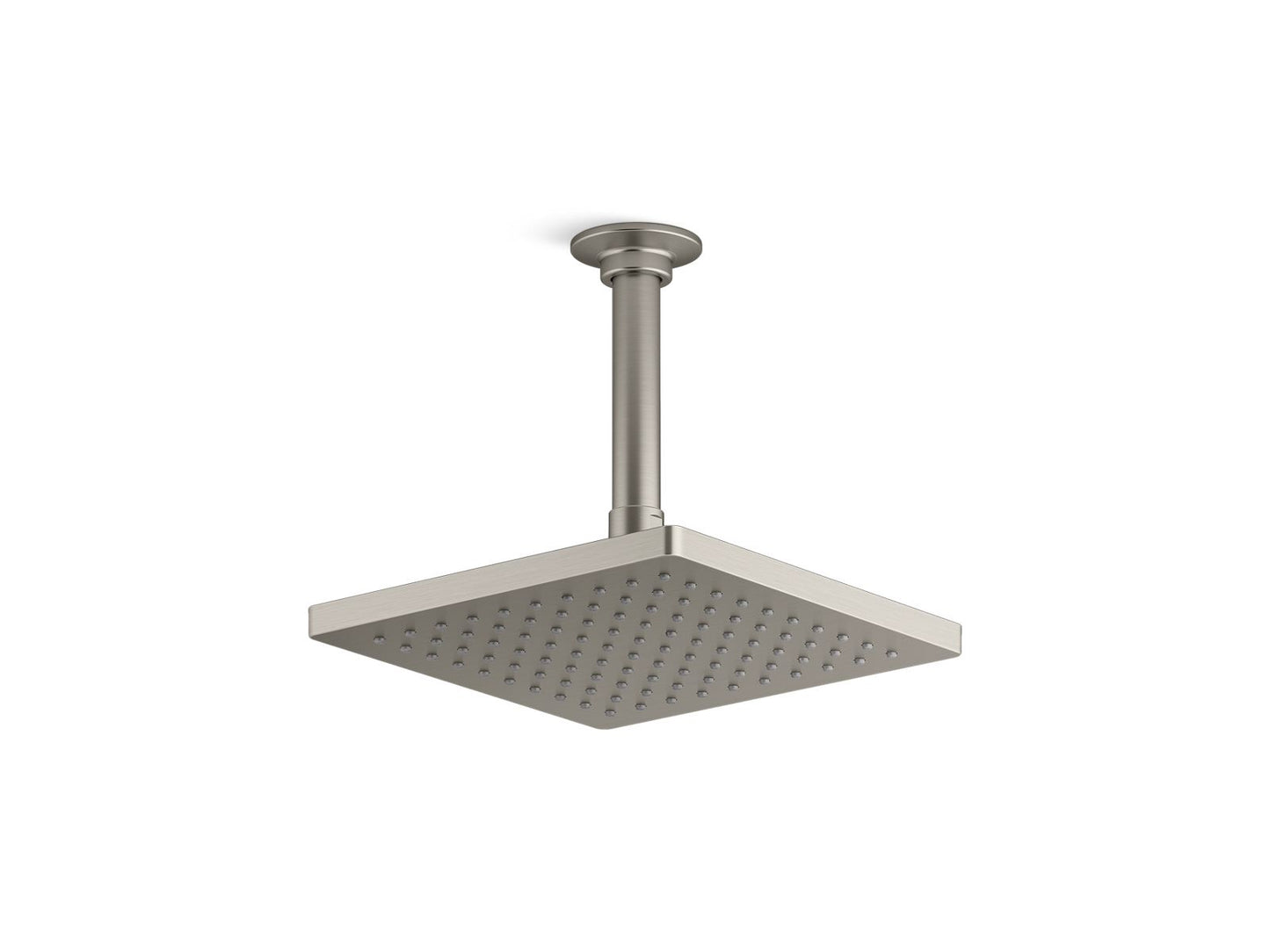 KOHLER K-26148-BN Honesty 8" Single-Function Rainhead, 2.5 Gpm In Vibrant Brushed Nickel