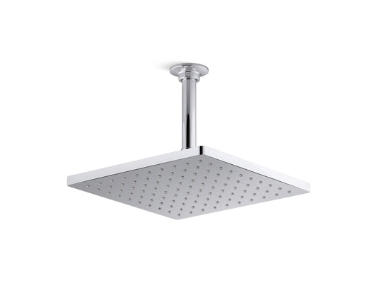 KOHLER K-26149-CP Honesty 10" Single-Function Rainhead, 2.5 Gpm In Polished Chrome