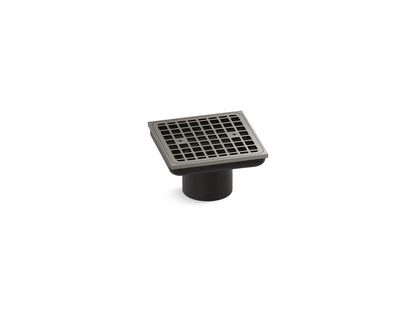 KOHLER K-22665-BN Clearflo Square brass tile-in shower drain (drain body not included) - Vibrant Brushed Nickel