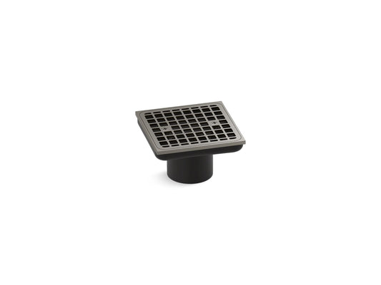 KOHLER K-22665-BN Clearflo Square brass tile-in shower drain (drain body not included) - Vibrant Brushed Nickel