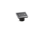 KOHLER K-22665-2MB Clearflo Square Brass Tile-In Shower Drain (Drain Body Not Included) - Vibrant Brushed Moderne Brass