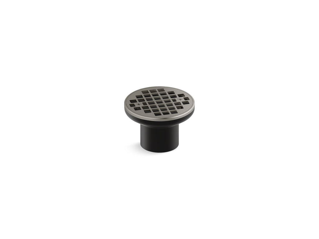 KOHLER K-22666-BN Clearflo Round Brass Tile-In Shower Drain (Drain Body Not Included) - Vibrant Brushed Nickel