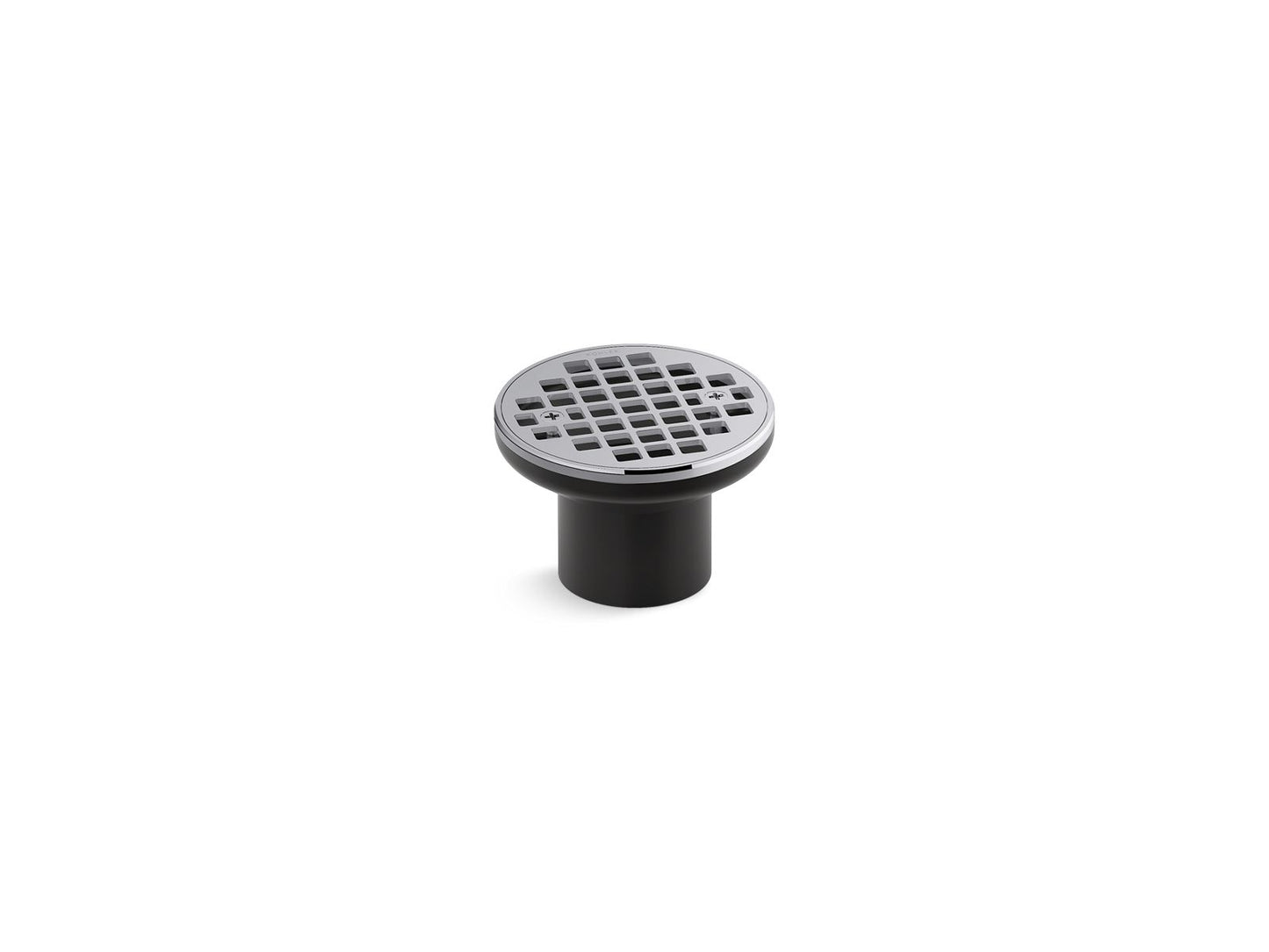 KOHLER K-22666-CP Clearflo Round brass tile-in shower drain (drain body not included) - Polished Chrome