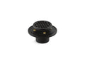 KOHLER K-22671-BL Clearflo Round Brass Tile-In Shower Drain - Matte Black
