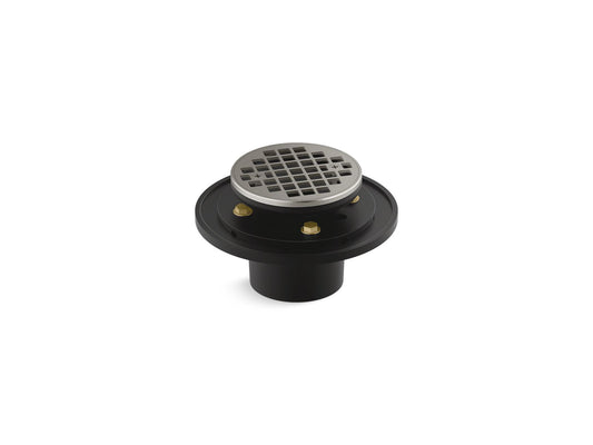 KOHLER K-22671-BN Clearflo Round brass tile-in shower drain - Vibrant Brushed Nickel