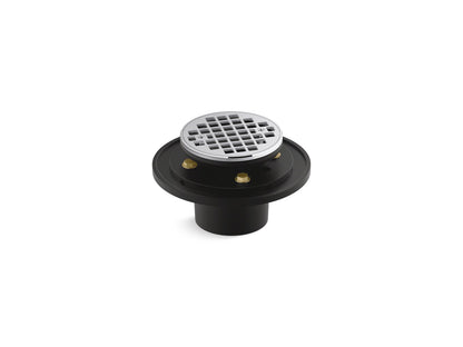 KOHLER K-22671-CP Clearflo Round brass tile-in shower drain - Polished Chrome