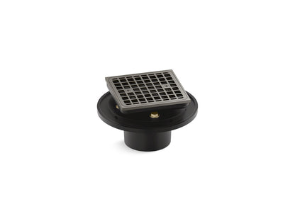 KOHLER K-22673-BN Clearflo Square brass tile-in shower drain - Vibrant Brushed Nickel