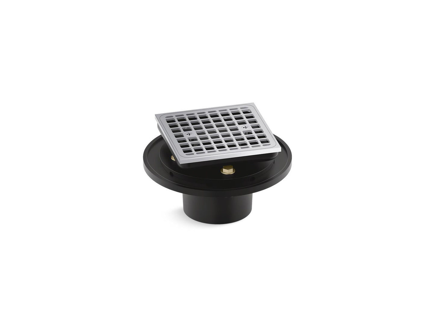 KOHLER K-22673-BN Clearflo Square brass tile-in shower drain - Vibrant Brushed Nickel