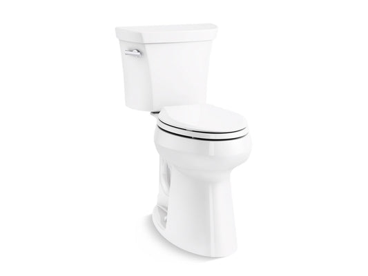 KOHLER K-25224-0 Highline Tall Two-Piece Elongated Toilet, 1.28 Gpf In White