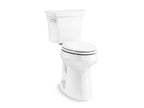 KOHLER K-25224-0 Highline Tall Two-Piece Elongated Toilet, 1.28 Gpf - White