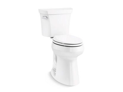 KOHLER K-25224-0 Highline Tall two-piece elongated toilet, 1.28 gpf - White