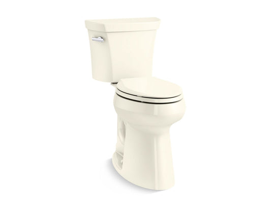 KOHLER K-25224-96 Highline Tall Two-Piece Elongated Toilet, 1.28 Gpf In Biscuit