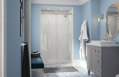 KOHLER K-8638-0 Rely 48" x 32" alcove shower base, right drain - White