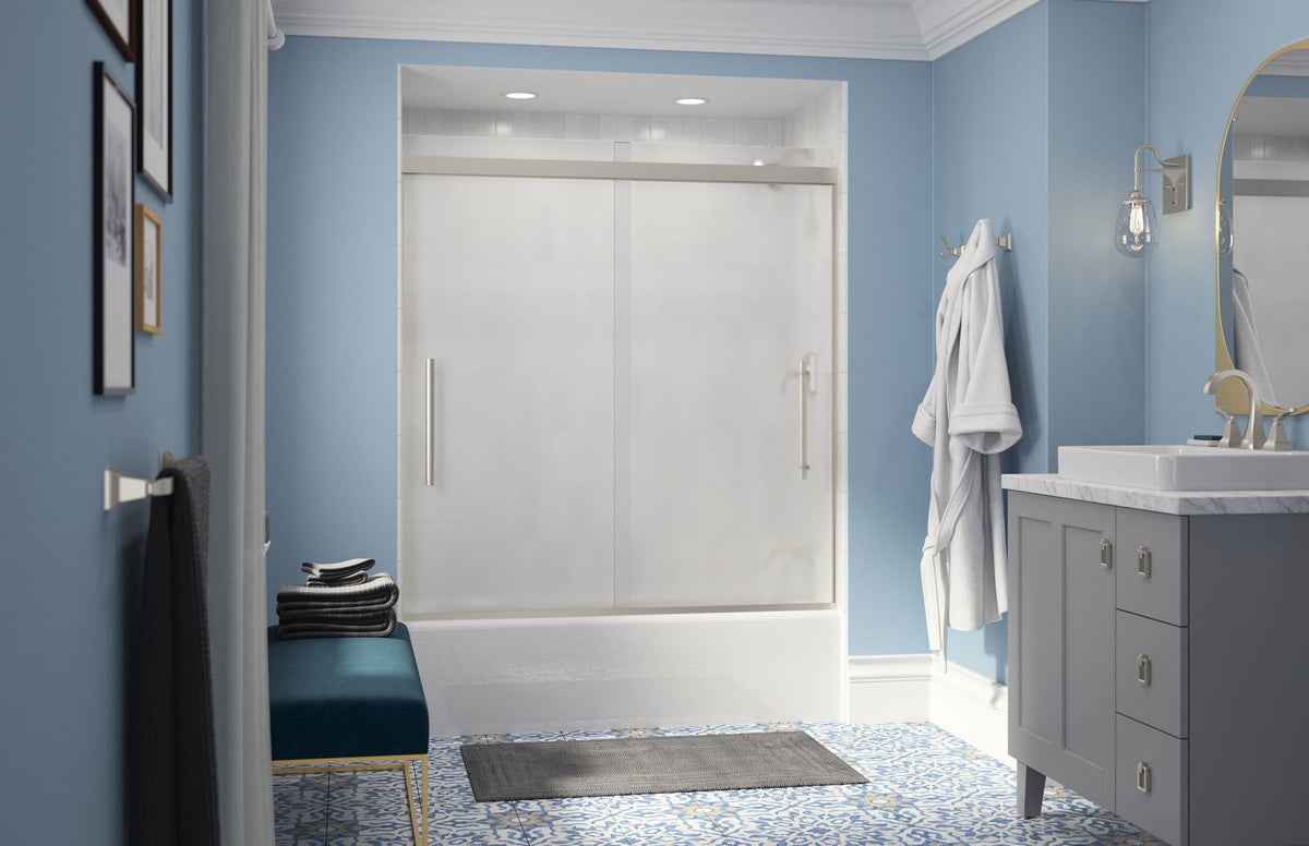 KOHLER K-876-0 Bellwether 60" X 32" Alcove Bath, Right Drain - White