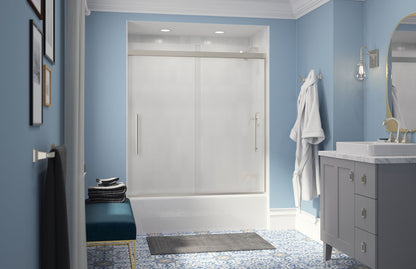 KOHLER K-876-96 Bellwether 60" x 32" alcove bath, right drain - Biscuit
