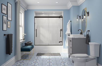 KOHLER K-876-96 Bellwether 60" x 32" alcove bath, right drain - Biscuit
