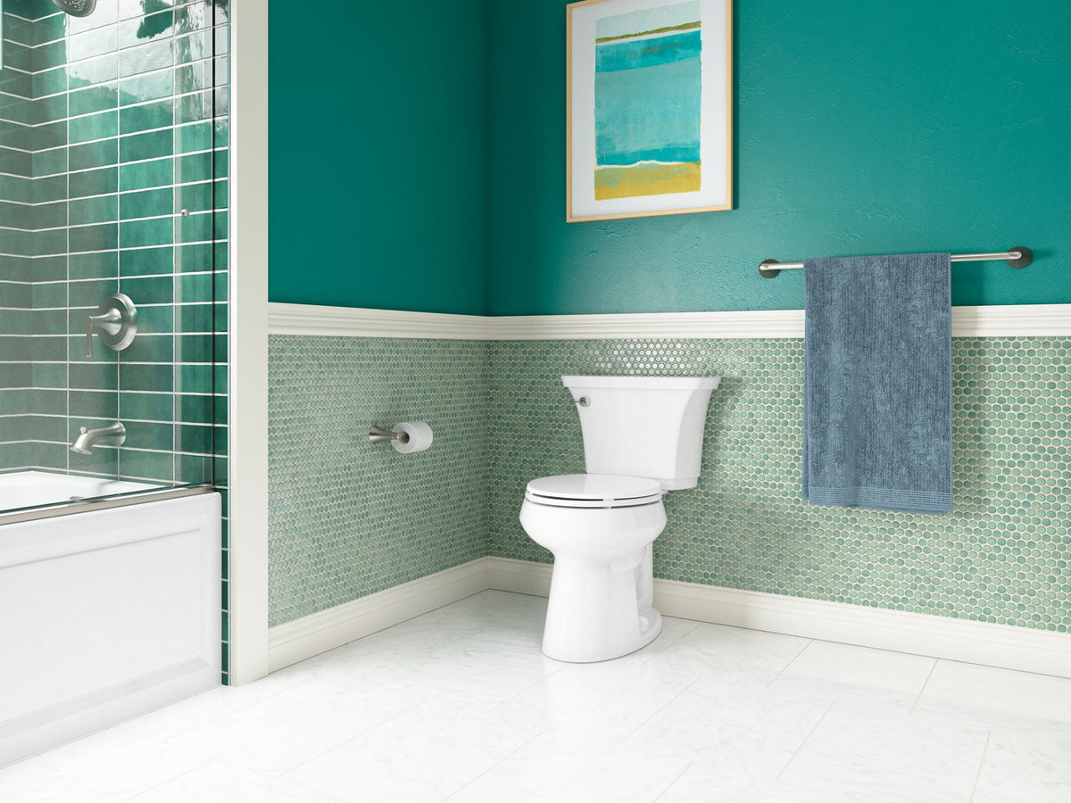 KOHLER K-1946-RA-96 Archer 60" X 30" Alcove Bath Right Drain - Biscuit